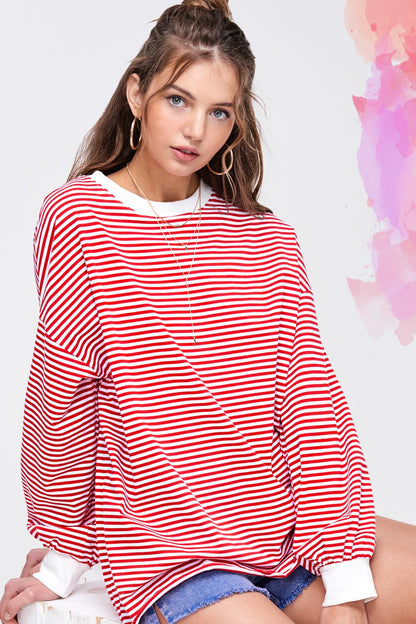 Sally Striped Crewneck