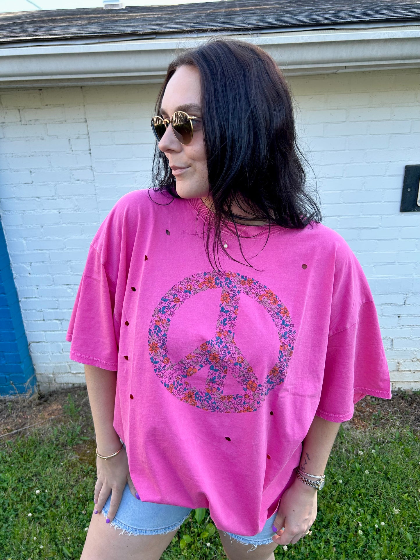 Peace Oversized T-Shirt