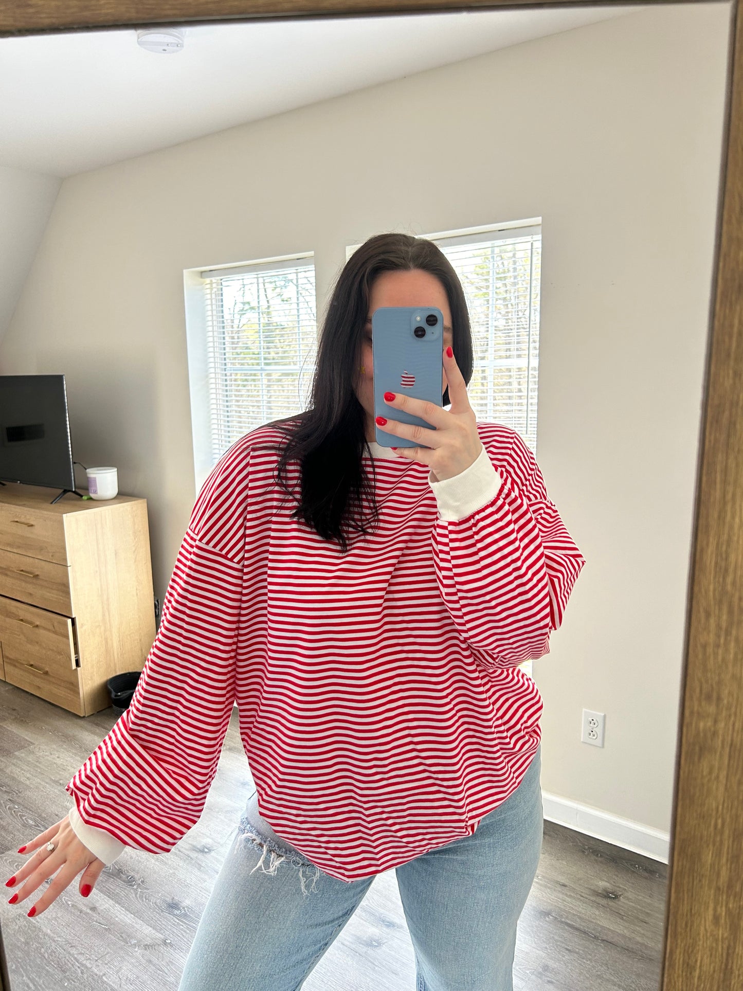 Sally Striped Crewneck